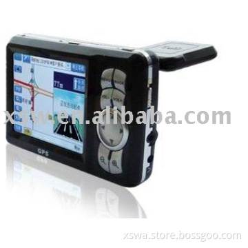 handset navigation with 3.5 inch touch screen and FM